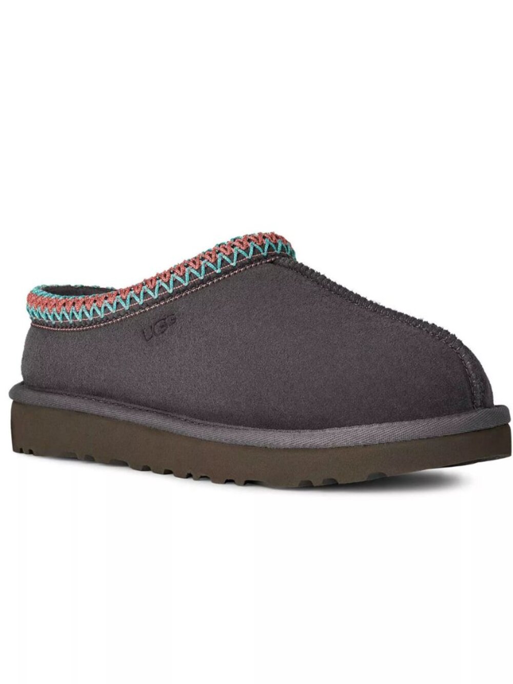 UGG Women's Tasman II Slip-On Slide Slippers in Dark Gray Size 12